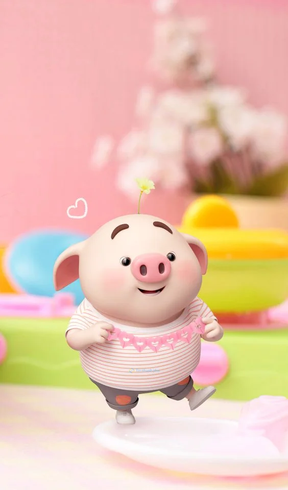 Hình nền con Lợn cute cho điện thoại