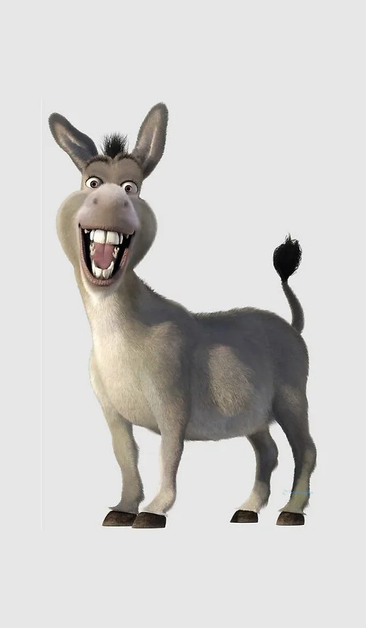 Hình nền con Lừa cười cho điện thoại
