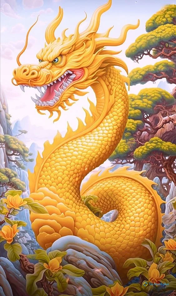 Hình nền con Rồng cho điện thoại