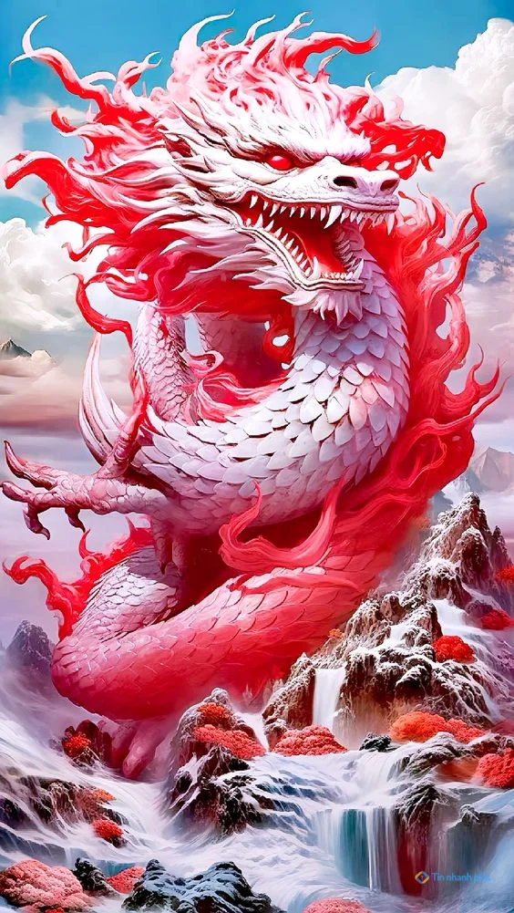 Hình nền con Rồng cute cho điện thoại