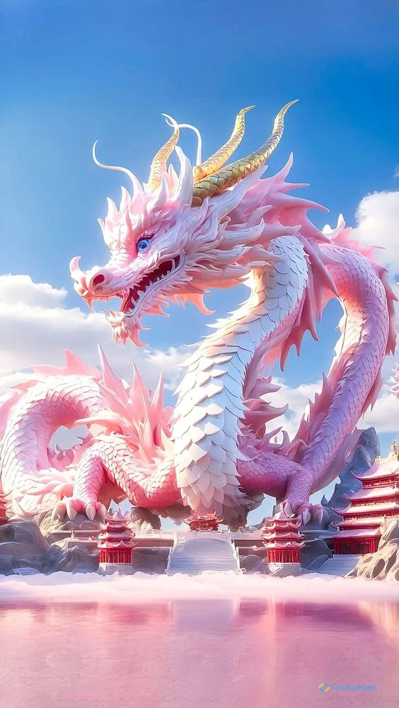 Hình nền con Rồng cute cho điện thoại