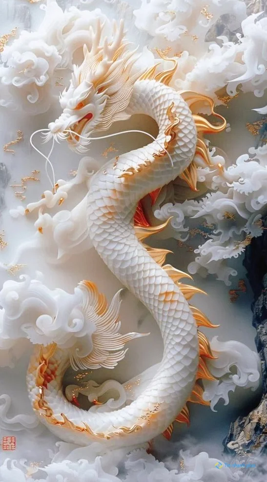 Hình nền con Rồng cute cho điện thoại