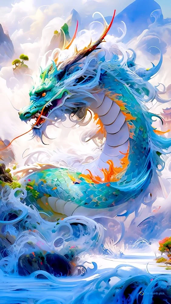 Hình nền con Rồng cute cho điện thoại