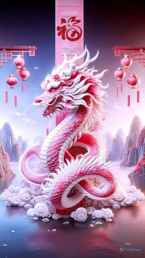 Hình nền con Rồng cute cho điện thoại