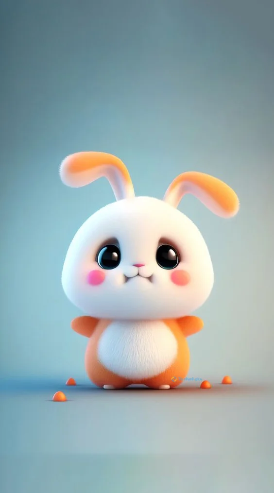 Hình nền con Thỏ cute cho điện thoại