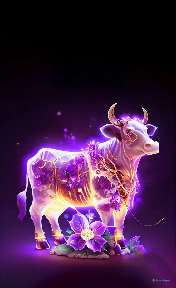 Hình nền con Trâu 3d cho điện thoại