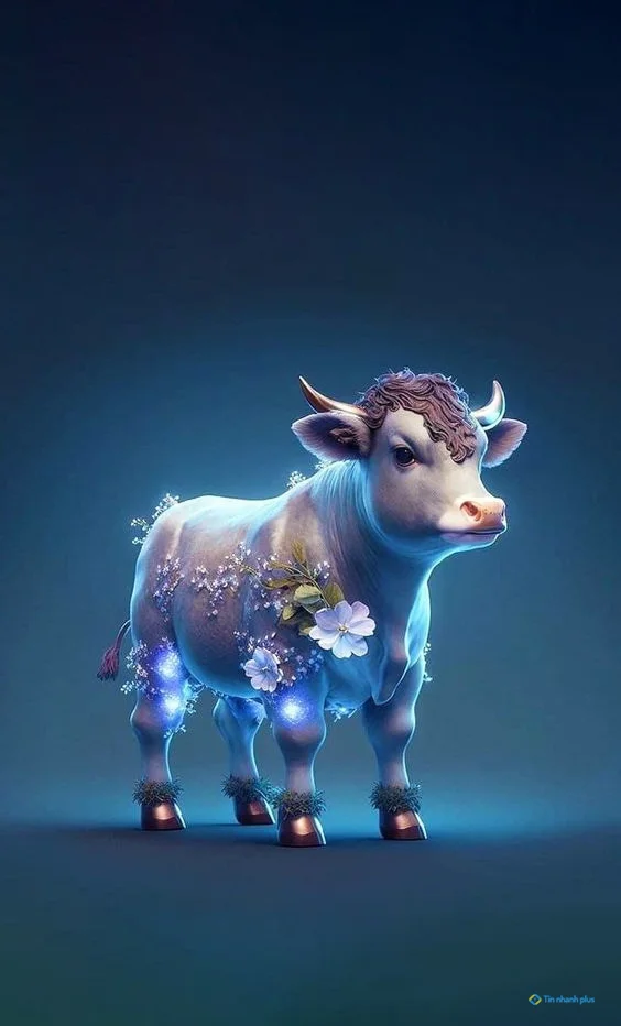 Hình nền con Trâu 3d cho điện thoại