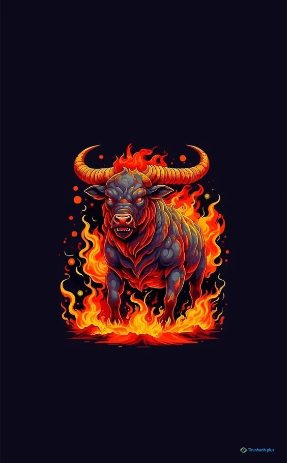 Hình nền con Trâu cho điện thoại