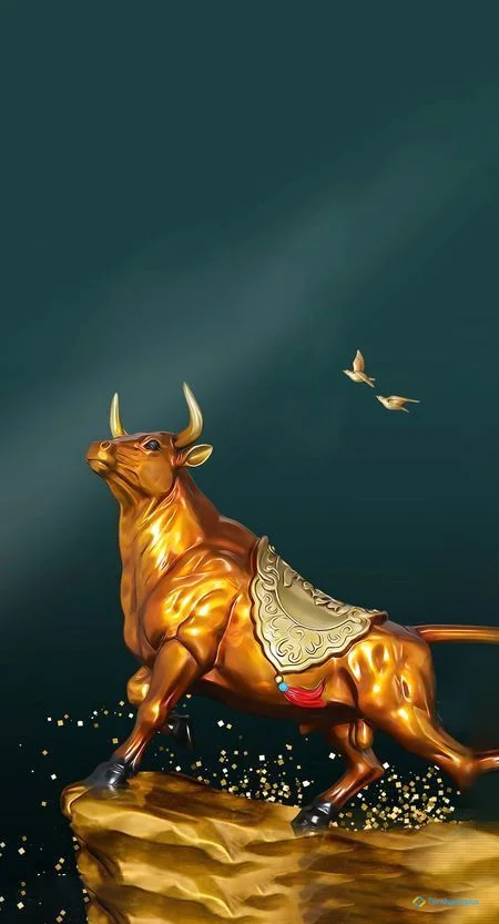 Hình nền con Trâu cho điện thoại