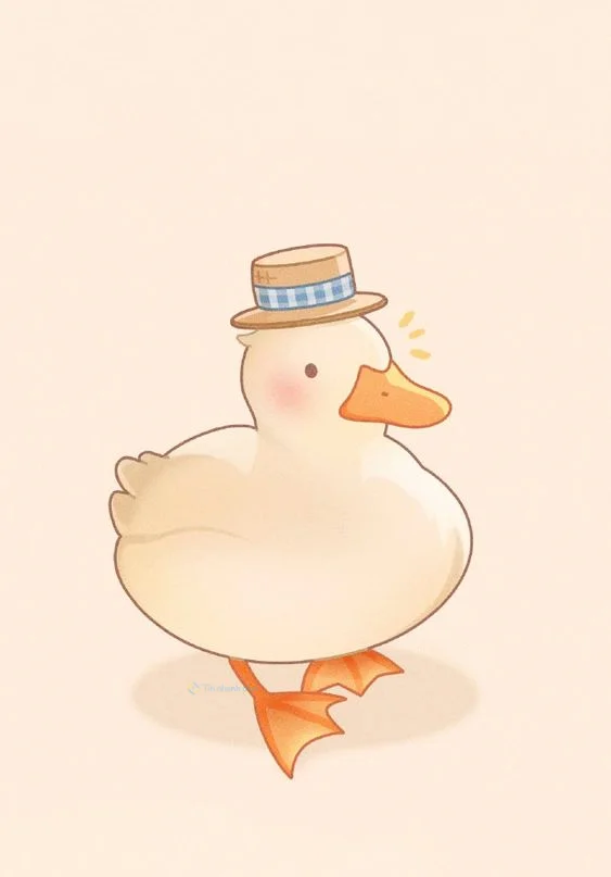 Hình nền con Vịt cute cho điện thoại