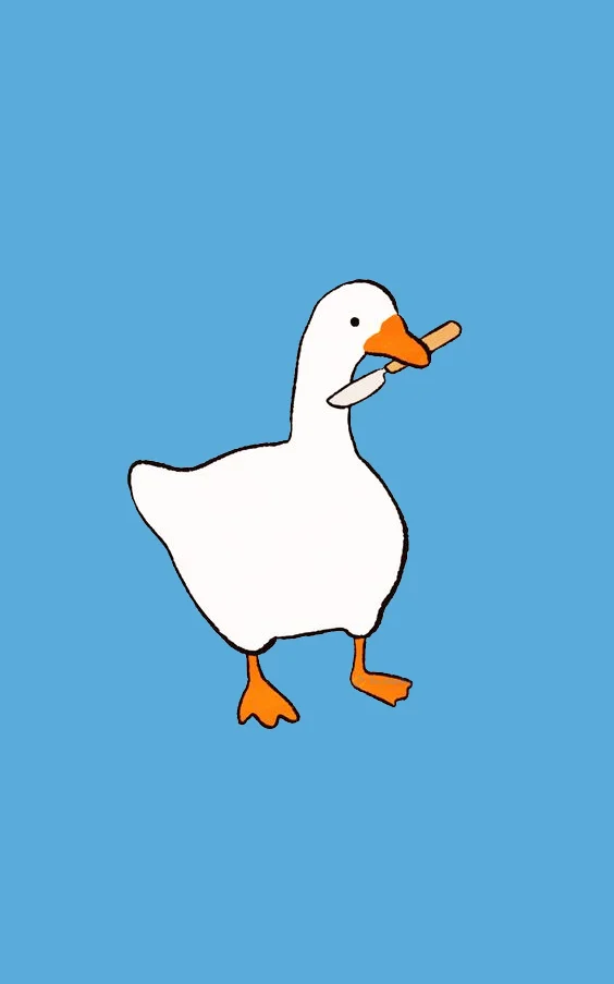 Hình nền con Vịt trắng cho điện thoại