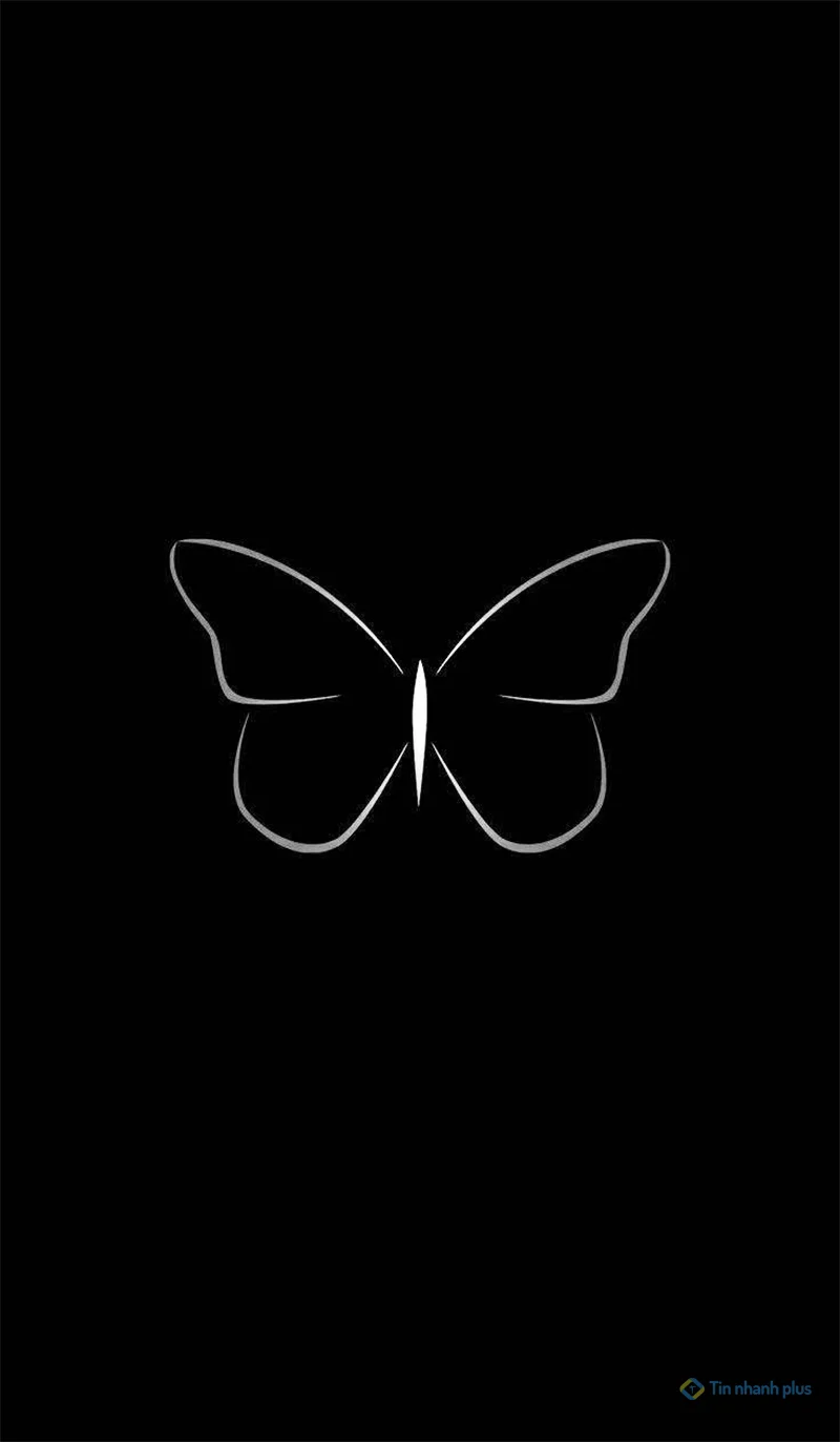 Hình nền điện thoại con bướm đen