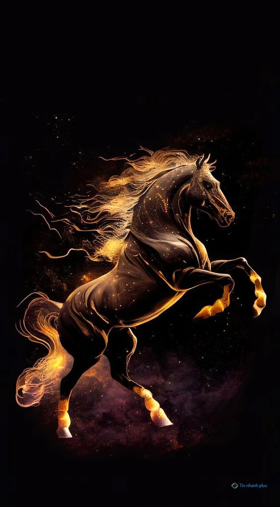 hình nền con ngựa 3d cho điện thoại
