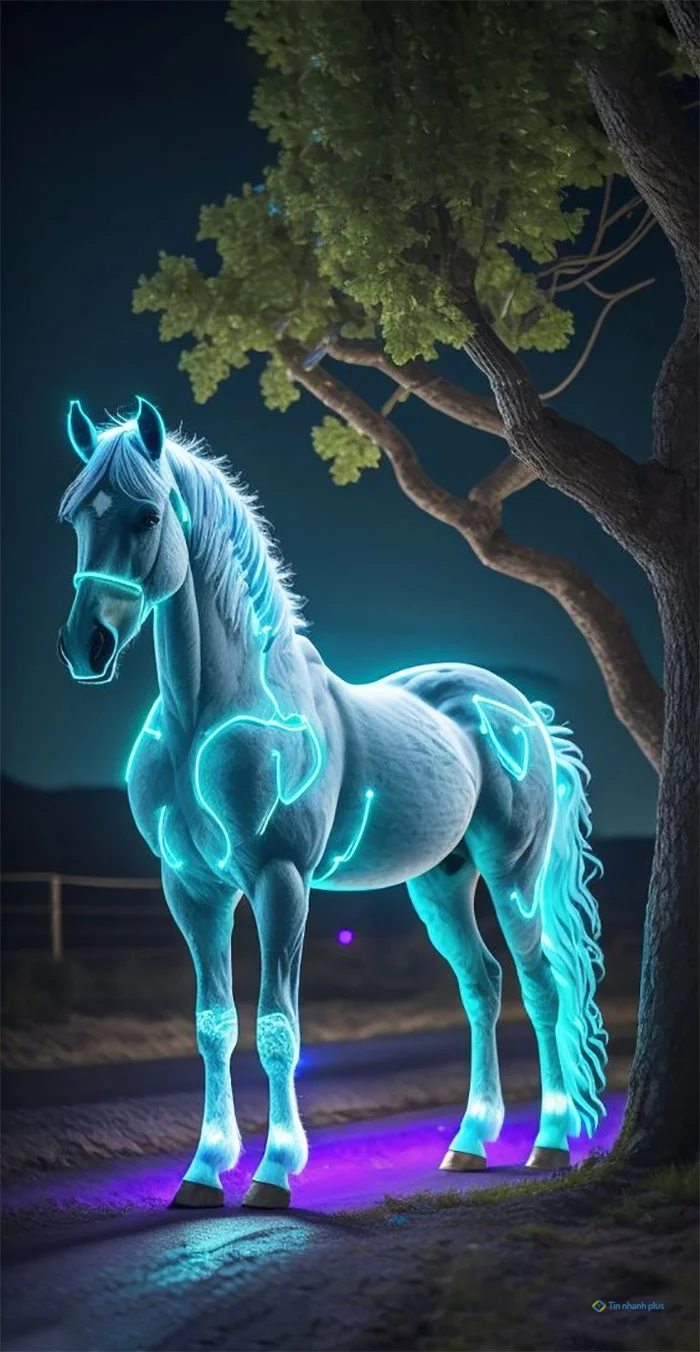 hình nền con ngựa 3d cho điện thoại
