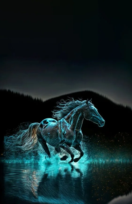 hình nền con ngựa 3d cho điện thoại