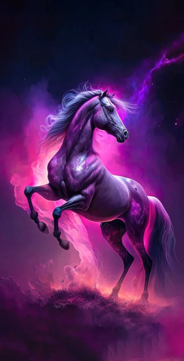 hình nền con ngựa 3d cho điện thoại
