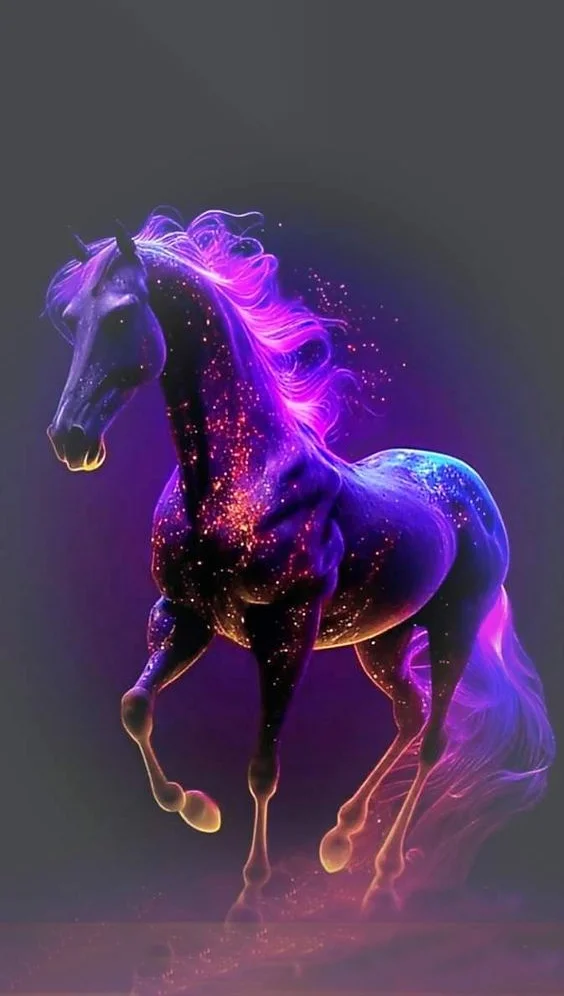 hình nền con ngựa 3d cho điện thoại