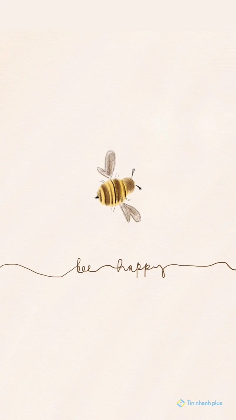 Hình nền con ong cute