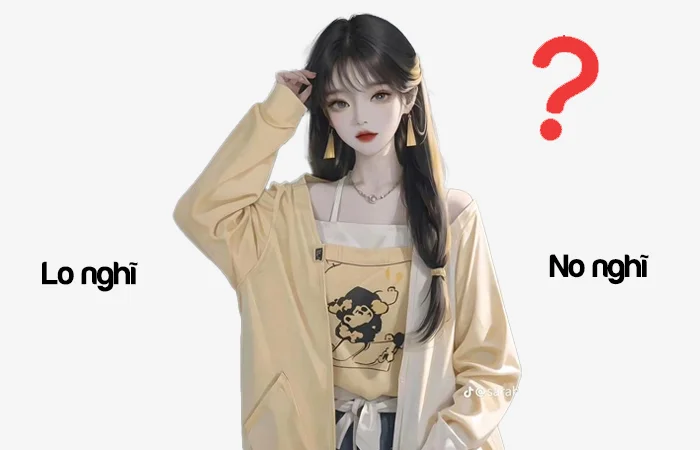 Lo nghĩ hay No nghĩ từ nào viết đúng chính tả?