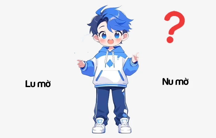 Lu mờ hay Nu mờ từ nào viết đúng chính tả