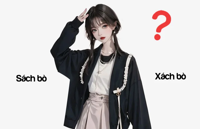 Sách bò hay Xách bò từ nào viết đúng chính tả