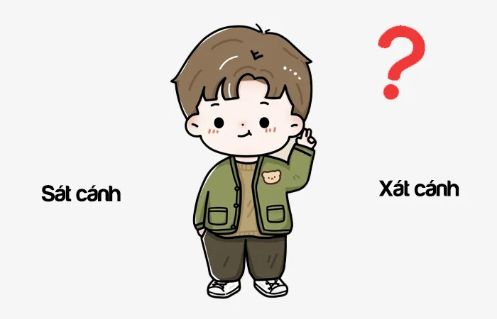 Sát cánh hay Xát cánh đâu là từ được viết đúng chính tả?