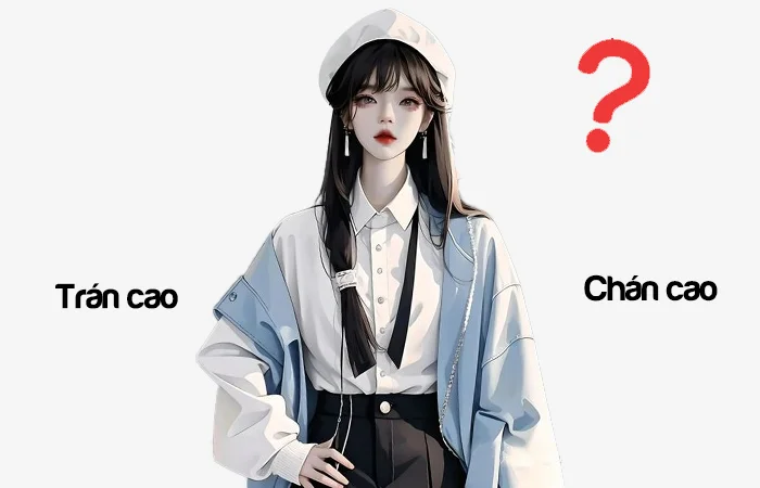 Trán cao hay Chán cao đâu là từ được viết đúng chính tả?