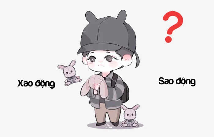 Xao động hay Sao động từ nào viết đúng chính tả?