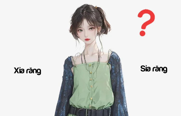 Xỉa răng hay Sỉa răng từ nào viết đúng chính tả?