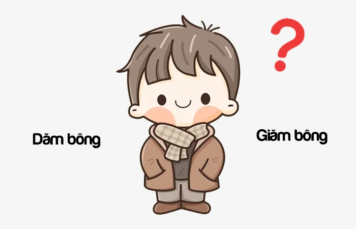 Dăm bông hay Giăm bông đâu là từ viết đúng chính tả