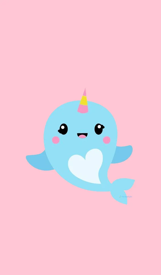 Hình nền cá Heo cute cho điện thoại