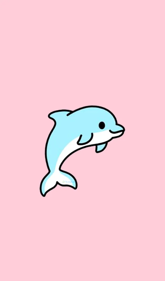 Hình nền cá Heo cute cho điện thoại