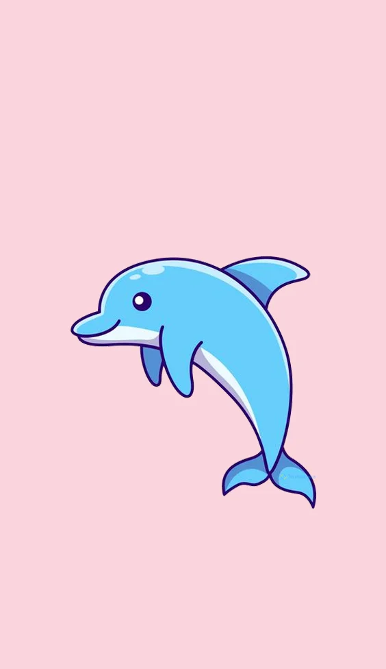 Hình nền cá Heo cute cho điện thoại