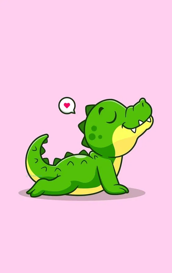 Hình nền Cá Sấu cute cho điện thoại