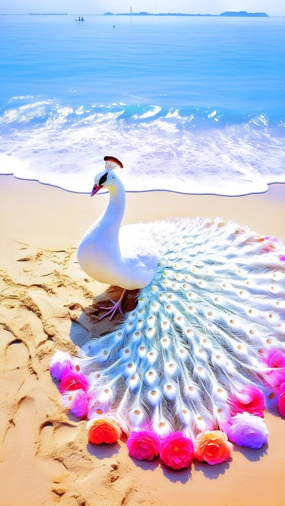 Hình nền con Công đẹp cho điện thoại