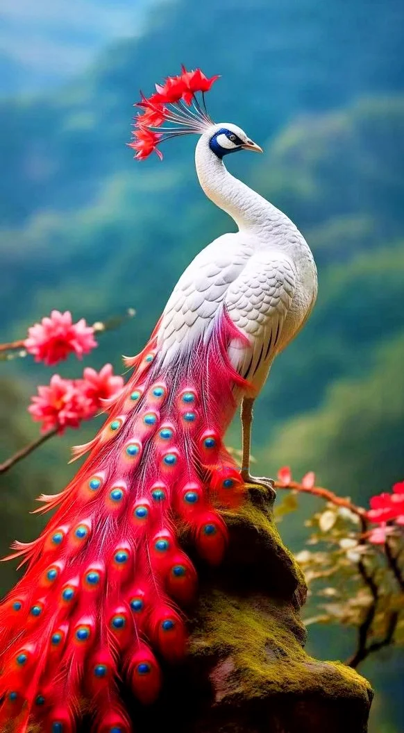 Hình nền con Công đẹp cho điện thoại