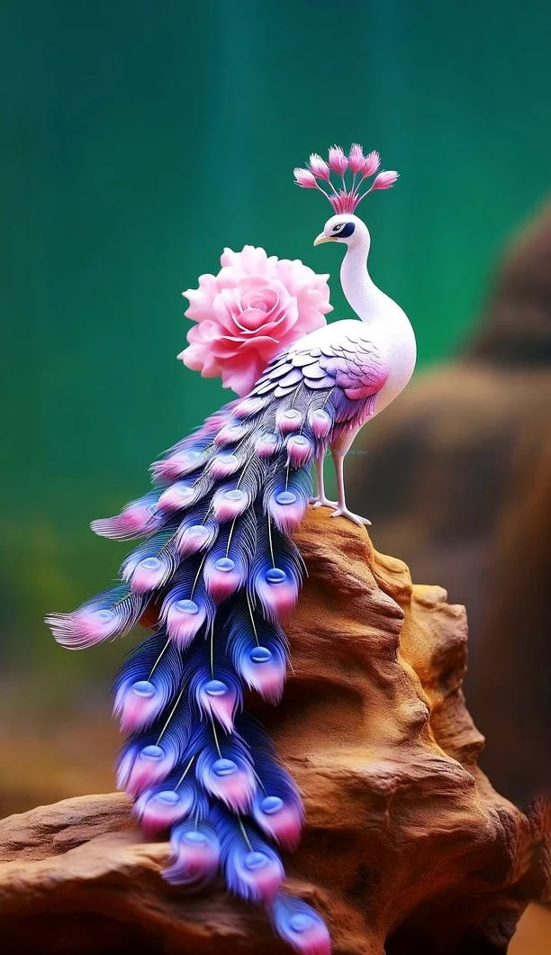 Hình nền con Công đẹp cho điện thoại