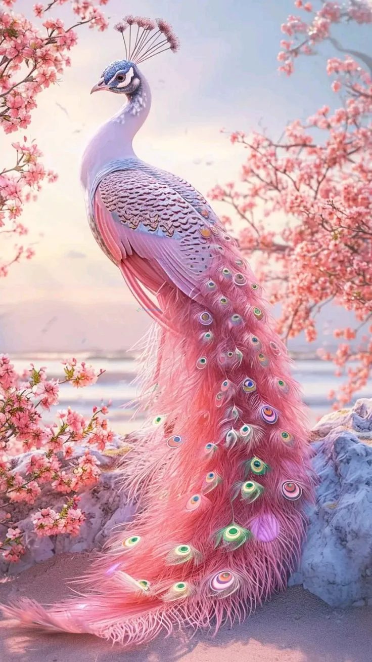 Hình nền con Công đẹp cho điện thoại