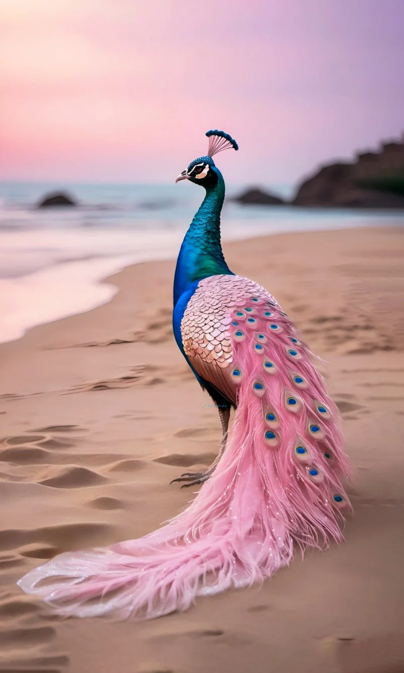 Hình nền con Công đẹp cho điện thoại