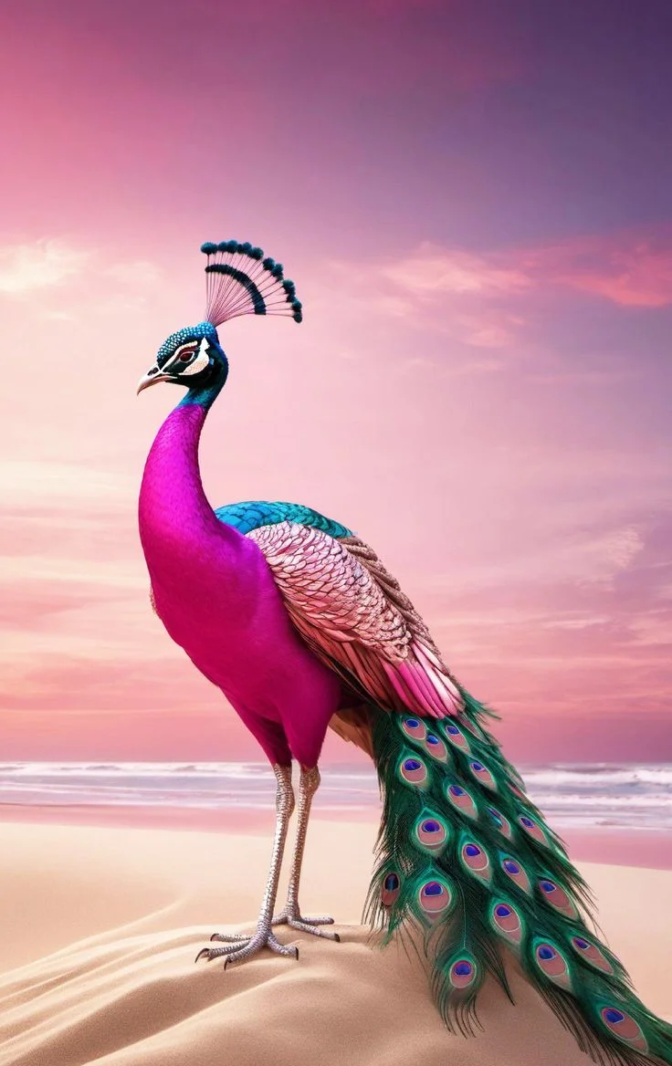 Hình nền con Công đẹp cho điện thoại