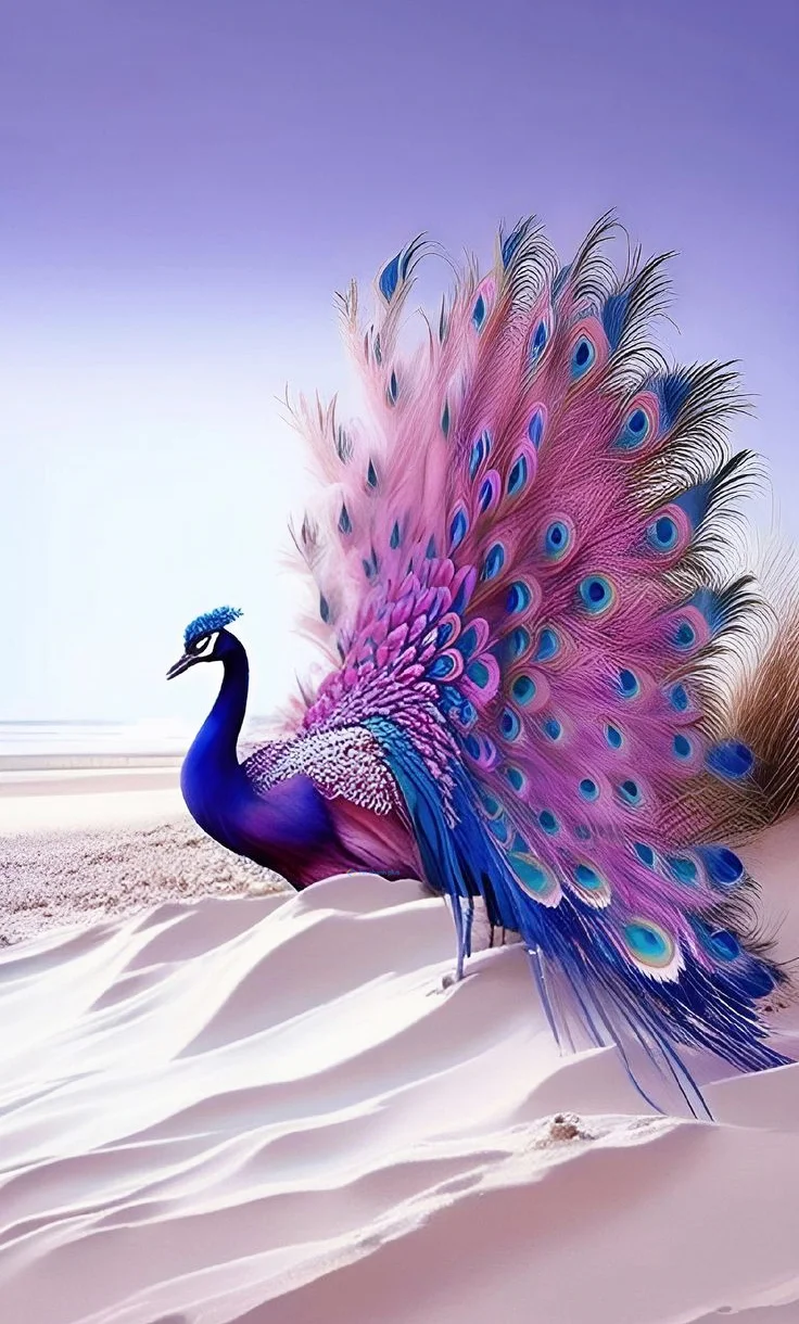 Hình nền con Công đẹp cho điện thoại