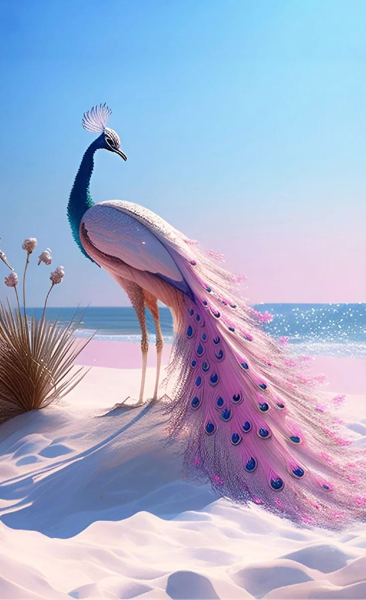 Hình nền con Công đẹp cho điện thoại