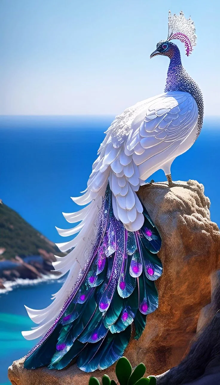 Hình nền con Công đẹp cho điện thoại