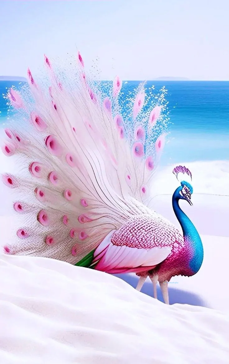 Hình nền con Công đẹp cho điện thoại