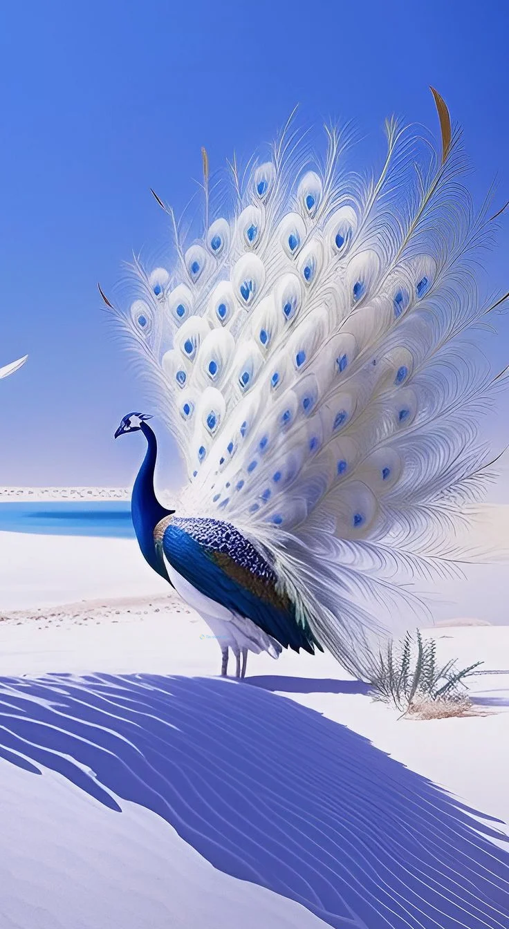 Hình nền con Công đẹp cho điện thoại