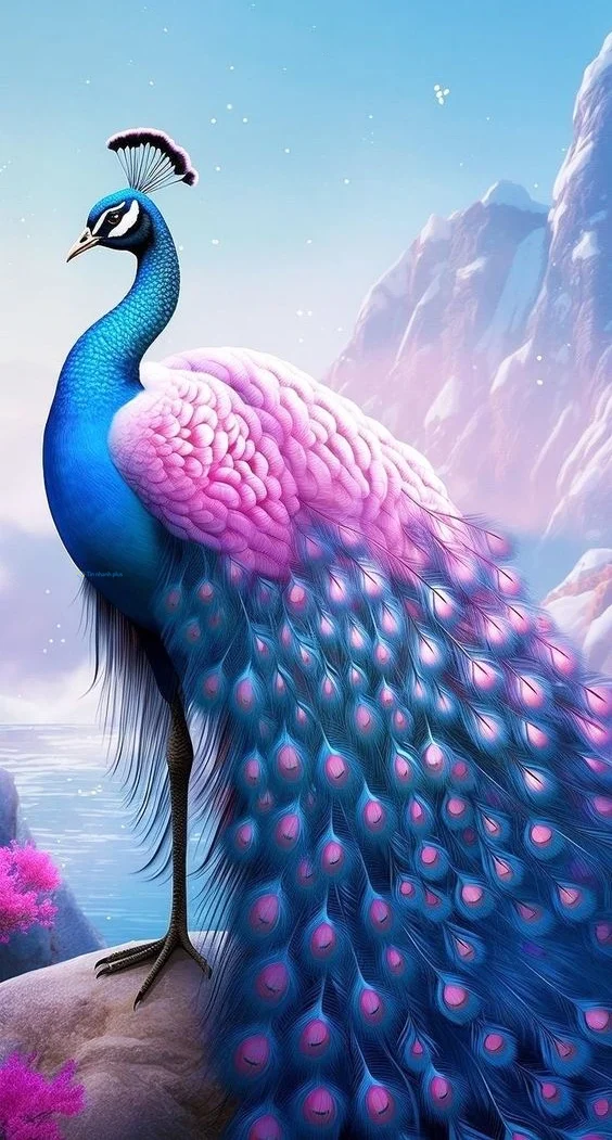 Hình nền con Công đẹp cho điện thoại