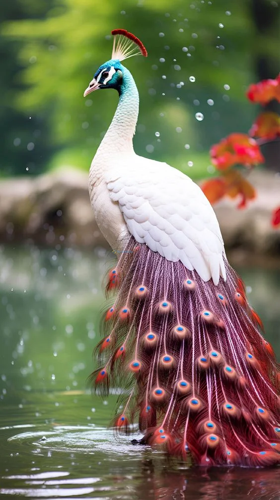 Hình nền con Công đẹp cho điện thoại