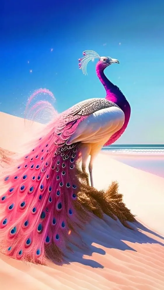 Hình nền con Công đẹp cho điện thoại