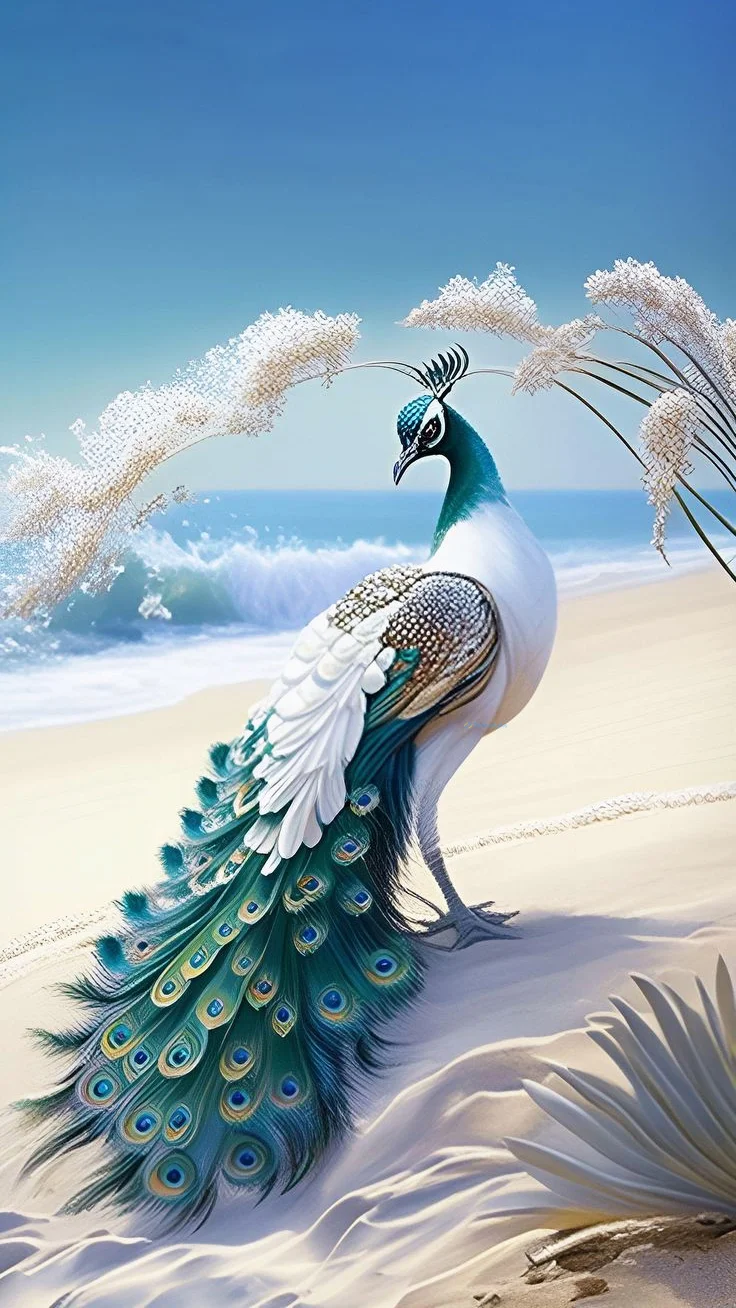 Hình nền con Công đẹp cho điện thoại