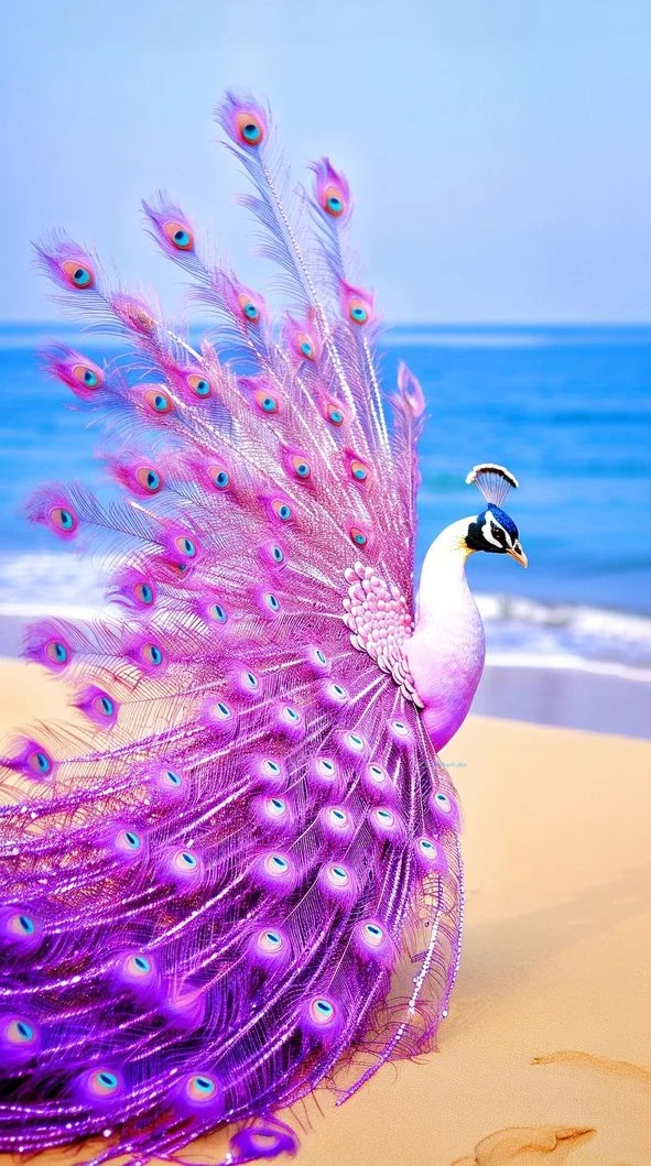 Hình nền con Công đẹp cho điện thoại